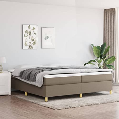 Qnhdfrt Bettgestell Taupe 200x200 cm mit Stoffbezug und Sperrholzlatten Robustes Familienbett für erholsamen Schlaf Qnhdfrt Bettgestell Taupe 200x200 cm mit Stoffbezug und Sperrholzlatten Robustes Familienbett für erholsamen Schlaf von Qnhdfrt