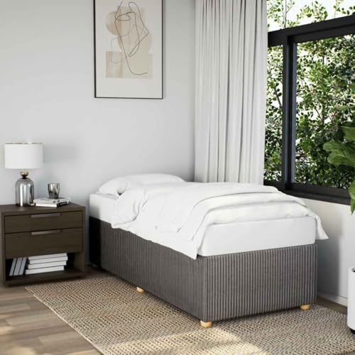 Qnhdfrt Bettgestell Taupe 80x200 cm mit Lattenrost Stabiles Stoffbett aus Polyester für erholsamen Schlaf Einladendes Design für Schlafzimmer und Gästezimmer Qnhdfrt Bettgestell Taupe 80x200 cm mit Lattenrost Stabiles Stoffbett aus Polyester für erholsamen Schlaf Einladendes Design für Schlafzimmer und Gästezimmer von Qnhdfrt
