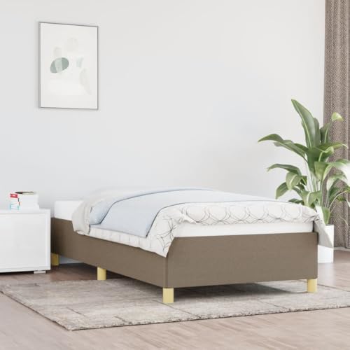 Qnhdfrt Bettgestell Taupe 80x200 cm mit stabilen Stützbeinen und atmungsaktivem Stoffbezug Langlebiges Familienbett für erholsamen Schlaf Qnhdfrt Bettgestell Taupe 80x200 cm mit stabilen Stützbeinen und atmungsaktivem Stoffbezug Langlebiges Familienbett für erholsamen Schlaf von Qnhdfrt