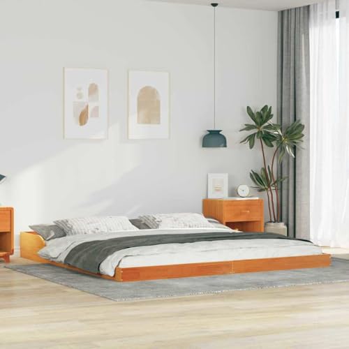 Qnhdfrt Bettgestell aus Massivholz Kiefer 180 x 210 cm Modernes Plattformbett mit Minimalistischem Design für Schlafzimmer und Gästezimmer Qnhdfrt Bettgestell aus Massivholz Kiefer 180 x 210 cm Modernes Plattformbett mit Minimalistischem Design für Schlafzimmer und Gästezimmer von Qnhdfrt