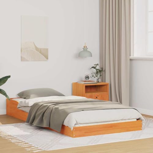 Qnhdfrt Bettgestell aus Massivholz Kiefer 90 x 200 cm Modernes Plattformbett mit Minimalistischem Design und Einfacher Montage für Schlafzimmer und Gästezimmer Qnhdfrt Bettgestell aus Massivholz Kiefer 90 x 200 cm Modernes Plattformbett mit Minimalistischem Design und Einfacher Montage für Schlafzimmer und Gästezimmer von Qnhdfrt