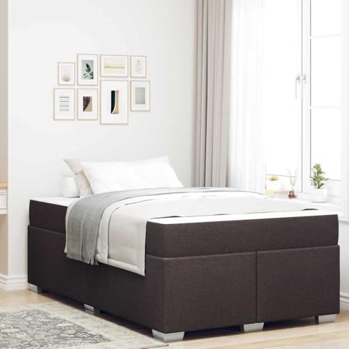 Qnhdfrt Bettgestell mit Matratze 120 x 190 cm Modernes Design Dunkelbraun Holzwerkstoff Robust & Langlebig für Schlafzimmer Gästebett und Jugendzimmer Qnhdfrt Bettgestell mit Matratze 120 x 190 cm Modernes Design Dunkelbraun Holzwerkstoff Robust & Langlebig für Schlafzimmer Gästebett und Jugendzimmer von Qnhdfrt