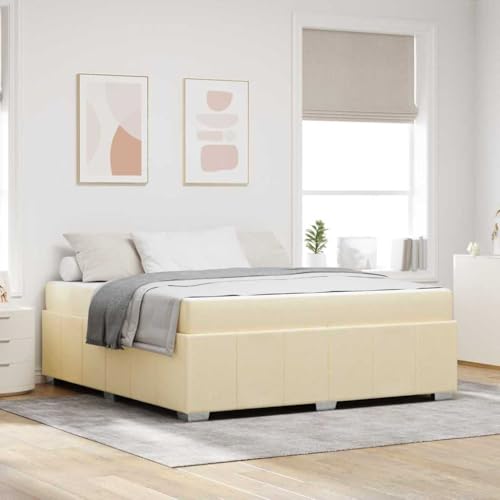 Qnhdfrt Bettgestell mit Matratze 180 x 200 cm Modernes Stoffbett mit Holzwerkstoff Rahmen Robuste Beinen und Mittelfester Schaummatratze für Schlafzimmer Erwachsene und Kinder Qnhdfrt Bettgestell mit Matratze 180 x 200 cm Modernes Stoffbett mit Holzwerkstoff Rahmen Robuste Beinen und Mittelfester Schaummatratze für Schlafzimmer Erwachsene und Kinder von Qnhdfrt