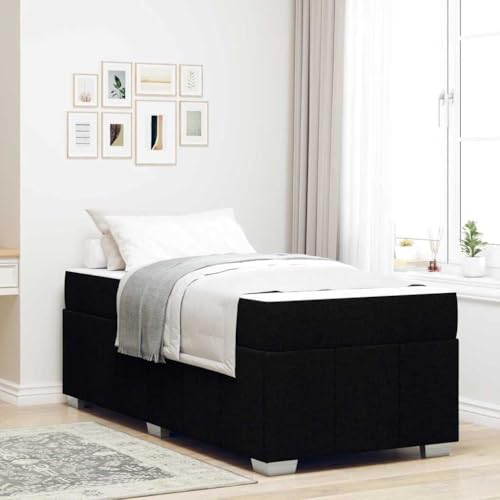 Qnhdfrt Bettgestell mit Matratze 80 x 200 cm Modernes Stoffbett mit Holzwerkstoff Rahmen Robuste Quadratische Beine für Schlafzimmer Erwachsene und Kinder Qnhdfrt Bettgestell mit Matratze 80 x 200 cm Modernes Stoffbett mit Holzwerkstoff Rahmen Robuste Quadratische Beine für Schlafzimmer Erwachsene und Kinder von Qnhdfrt
