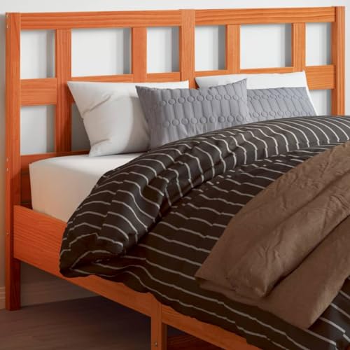 Qnhdfrt Bettkopfteil Kiefer massiv Wachsbraun 140,5 x 8,5 x 100 cm für 135 cm breite Matratze rustikales Design mit Stabiler Rückenlehne für Schlafzimmer Qnhdfrt Bettkopfteil Kiefer massiv Wachsbraun 140,5 x 8,5 x 100 cm für 135 cm breite Matratze rustikales Design mit Stabiler Rückenlehne für Schlafzimmer von Qnhdfrt