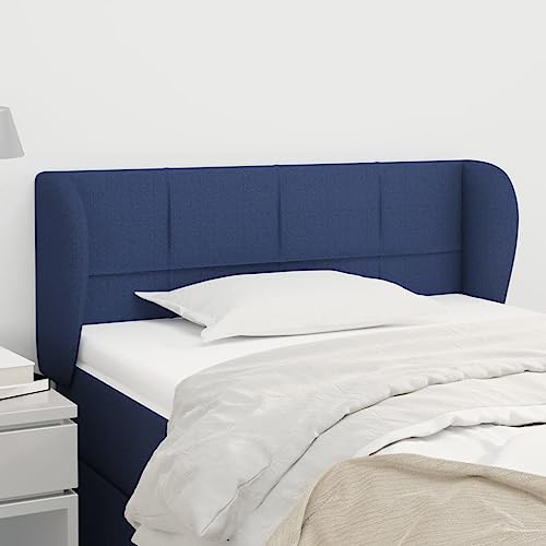 Qnhdfrt Bettkopfteil mit Ohren Blau 83x23x78/88 cm Stoffbezug Höhenverstellbar Robustes Holzgestell Moderner Schlafzimmer Look komfortable Rückenlehne für Bettgestell und Matratzen geeignet Qnhdfrt Bettkopfteil mit Ohren Blau 83x23x78/88 cm Stoffbezug Höhenverstellbar Robustes Holzgestell Moderner Schlafzimmer Look komfortable Rückenlehne für Bettgestell und Matratzen geeignet von Qnhdfrt