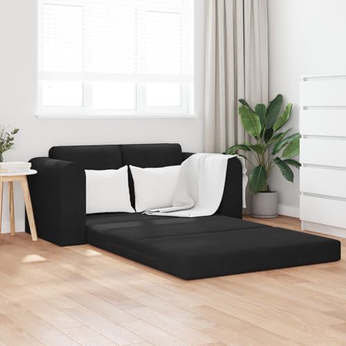 Qnhdfrt Boden Schlafsofa 2-in-1 Schwarz Samt 148x71x83 cm Modernes Design für Wohnzimmer Komfortable Couch Sofa mit Rechteckiger Form Qnhdfrt Boden Schlafsofa 2-in-1 Schwarz Samt 148x71x83 cm Modernes Design für Wohnzimmer Komfortable Couch Sofa mit Rechteckiger Form von Qnhdfrt
