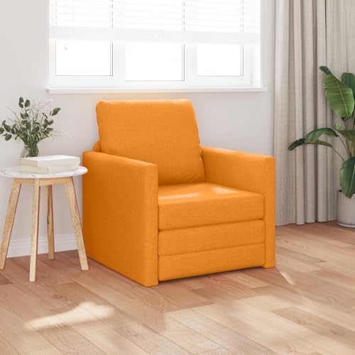 Qnhdfrt Boden Schlafsofa Bett 2-in-1 Dunkelgelb 74x77x81 cm Stoff Multifunktionales Schlafsofa Couch Sessel für Wohnzimmer Qnhdfrt Boden Schlafsofa Bett 2-in-1 Dunkelgelb 74x77x81 cm Stoff Multifunktionales Schlafsofa Couch Sessel für Wohnzimmer von Qnhdfrt