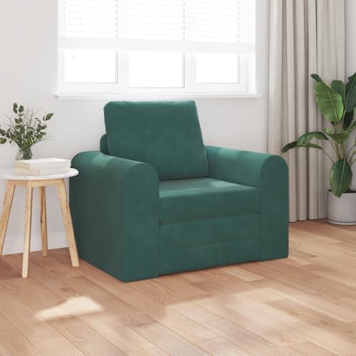 Qnhdfrt Boden Sofa Bett 2-in-1 Dunkelgrün Velvet 98x71x83 cm Kompaktes Schlafsofa für kleine Wohnräume mit modernem Design und bequemer Polsterung Qnhdfrt Boden Sofa Bett 2-in-1 Dunkelgrün Velvet 98x71x83 cm Kompaktes Schlafsofa für kleine Wohnräume mit modernem Design und bequemer Polsterung von Qnhdfrt
