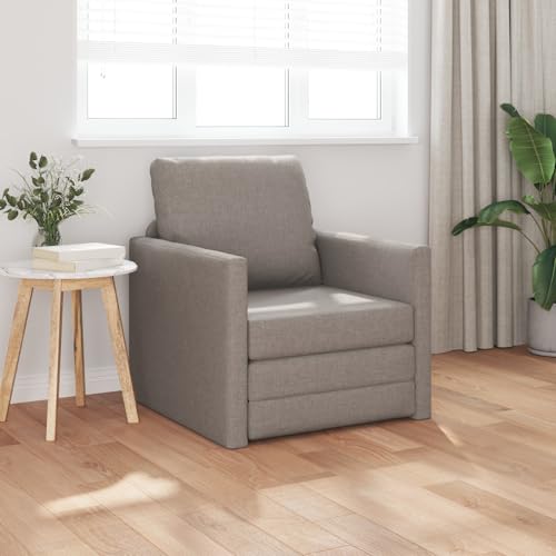 Qnhdfrt Boden-Sofa-Bett 2-in-1 Schlafsofa Taupe 74x77x81 cm Polyester Stoff Multifunktionales und Platzsparendes Möbel für Wohnzimmer Kleine Räume Qnhdfrt Boden-Sofa-Bett 2-in-1 Schlafsofa Taupe 74x77x81 cm Polyester Stoff Multifunktionales und Platzsparendes Möbel für Wohnzimmer Kleine Räume von Qnhdfrt