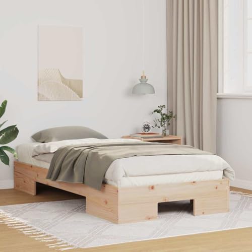 Qnhdfrt Bodenbettgestell Braun 100 x 200 cm Massivholz Kiefer Modernes Design mit Stabiler Konstruktion und Platzsparendem Stauraum für Schlafzimmer Gästebett und Jugendzimmer Qnhdfrt Bodenbettgestell Braun 100 x 200 cm Massivholz Kiefer Modernes Design mit Stabiler Konstruktion und Platzsparendem Stauraum für Schlafzimmer Gästebett und Jugendzimmer von Qnhdfrt