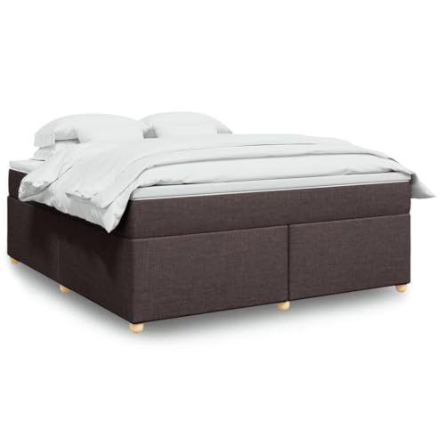 Qnhdfrt Boxspringbett 180x200 Dunkelbraun mit Taschenfederkernmatratze und Topper atmungsaktives Polyester Komfort Doppelbett für Schlafzimmer Gästezimmer Jugendzimmer Qnhdfrt Boxspringbett 180x200 Dunkelbraun mit Taschenfederkernmatratze und Topper atmungsaktives Polyester Komfort Doppelbett für Schlafzimmer Gästezimmer Jugendzimmer von Qnhdfrt