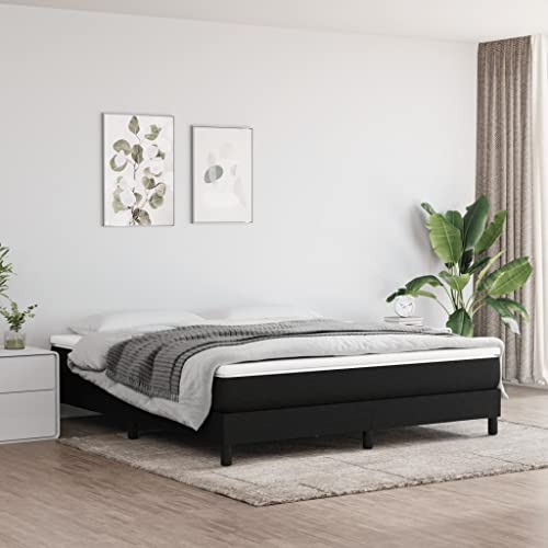 Qnhdfrt Boxspringbett 180x200 cm mit Taschenfederkernmatratze und Topper in Schwarz für erholsamen Schlaf mit hoher Stabilität und hautfreundlichem Stoff Qnhdfrt Boxspringbett 180x200 cm mit Taschenfederkernmatratze und Topper in Schwarz für erholsamen Schlaf mit hoher Stabilität und hautfreundlichem Stoff von Qnhdfrt