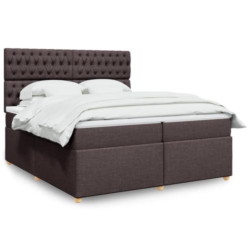 Qnhdfrt Boxspringbett 200x200 cm Dunkelbraun mit Taschenfederkernmatratze und höhenverstellbarem Kopfteil für erholsamen Schlaf im Schlafzimmer Qnhdfrt Boxspringbett 200x200 cm Dunkelbraun mit Taschenfederkernmatratze und höhenverstellbarem Kopfteil für erholsamen Schlaf im Schlafzimmer von Qnhdfrt