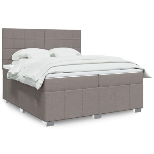 Qnhdfrt Boxspringbett 200x200 cm Taupe mit Taschenfederkernmatratze LED Beleuchtung Höhenverstellbarem Kopfteil Modernes Doppelbett für Schlafzimmer und Gästezimmer Qnhdfrt Boxspringbett 200x200 cm Taupe mit Taschenfederkernmatratze LED Beleuchtung Höhenverstellbarem Kopfteil Modernes Doppelbett für Schlafzimmer und Gästezimmer von Qnhdfrt