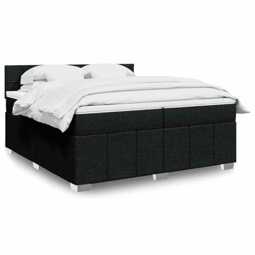 Qnhdfrt Boxspringbett 200x200 cm mit Taschenfederkernmatratze und LED-Beleuchtung in Schwarz für erholsamen Schlaf im Schlafzimmer Qnhdfrt Boxspringbett 200x200 cm mit Taschenfederkernmatratze und LED-Beleuchtung in Schwarz für erholsamen Schlaf im Schlafzimmer von Qnhdfrt