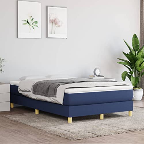 Qnhdfrt Boxspringbett Blau 120x200 cm mit Taschenfederkern Matratze und Topper für erholsamen Schlaf Familienbett und Gästebett Qnhdfrt Boxspringbett Blau 120x200 cm mit Taschenfederkern Matratze und Topper für erholsamen Schlaf Familienbett und Gästebett von Qnhdfrt