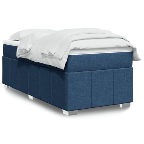 Qnhdfrt Boxspringbett Blau 80x200 cm mit Taschenfederkernmatratze und atmungsaktiver Polyesterbezug Mittelweiche Härte für optimalen Schlafkomfort Gästebett und Jugendbett Qnhdfrt Boxspringbett Blau 80x200 cm mit Taschenfederkernmatratze und atmungsaktiver Polyesterbezug Mittelweiche Härte für optimalen Schlafkomfort Gästebett und Jugendbett von Qnhdfrt