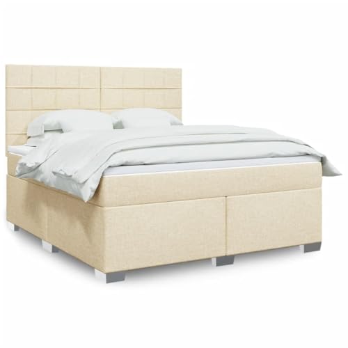 Qnhdfrt Boxspringbett Creme 180x200 cm mit Taschenfederkernmatratze und höhenverstellbarem Kopfteil für erholsamen Schlaf im Schlafzimmer Qnhdfrt Boxspringbett Creme 180x200 cm mit Taschenfederkernmatratze und höhenverstellbarem Kopfteil für erholsamen Schlaf im Schlafzimmer von Qnhdfrt