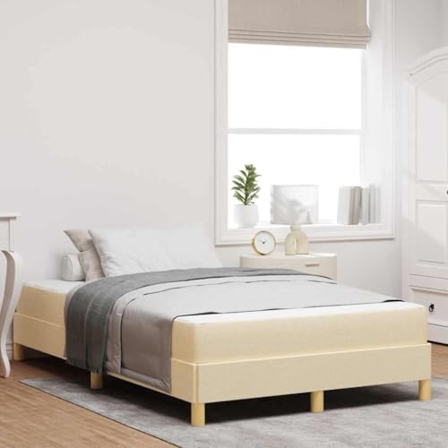 Qnhdfrt Boxspringbett Creme Braun 120 x 190 cm mit Taschenfederkernmatratze Modernes Design Robustes Holzwerkstoffgestell Langlebiges Single Doppelbett für Schlafzimmer und Gästezimmer Qnhdfrt Boxspringbett Creme Braun 120 x 190 cm mit Taschenfederkernmatratze Modernes Design Robustes Holzwerkstoffgestell Langlebiges Single Doppelbett für Schlafzimmer und Gästezimmer von Qnhdfrt