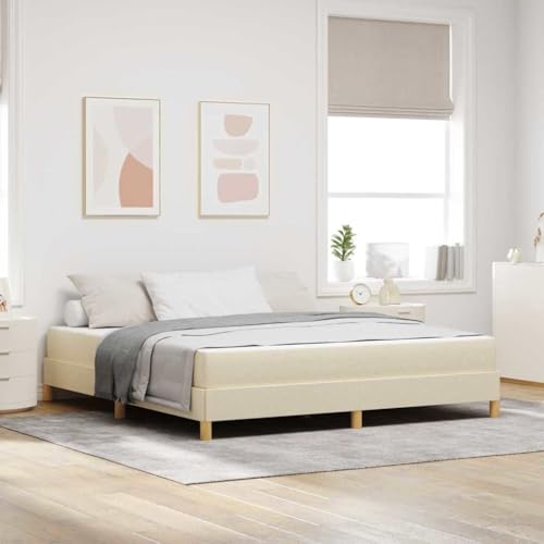 Qnhdfrt Boxspringbett Creme Braun 180 x 200 cm mit Taschenfederkernmatratze Modernes Design aus Robustem Ingenieurholz und Hochwertigem Polyesterstoff für Schlafzimmer und Gästezimmer Qnhdfrt Boxspringbett Creme Braun 180 x 200 cm mit Taschenfederkernmatratze Modernes Design aus Robustem Ingenieurholz und Hochwertigem Polyesterstoff für Schlafzimmer und Gästezimmer von Qnhdfrt