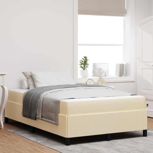 Qnhdfrt Boxspringbett Creme Schwarz 120 x 200 cm Modernes Design mit Taschenfederkernmatratze und Holzwerkstoffrahmen für optimalen Schlafkomfort Qnhdfrt Boxspringbett Creme Schwarz 120 x 200 cm Modernes Design mit Taschenfederkernmatratze und Holzwerkstoffrahmen für optimalen Schlafkomfort von Qnhdfrt