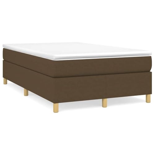Qnhdfrt Boxspringbett Dunkelbraun 120x190 cm mit Taschenfederkernmatratze und Topper für erholsamen Schlaf aus strapazierfähigem Polyesterstoff Qnhdfrt Boxspringbett Dunkelbraun 120x190 cm mit Taschenfederkernmatratze und Topper für erholsamen Schlaf aus strapazierfähigem Polyesterstoff von Qnhdfrt