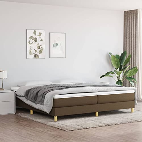 Qnhdfrt Boxspringbett Dunkelbraun 200x200 cm mit Taschenfederkern Matratze und Topper für erholsamen Schlaf mit atmungsaktivem Stoffbezug und Stabiler Sperrholzlatten Qnhdfrt Boxspringbett Dunkelbraun 200x200 cm mit Taschenfederkern Matratze und Topper für erholsamen Schlaf mit atmungsaktivem Stoffbezug und Stabiler Sperrholzlatten von Qnhdfrt
