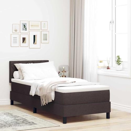 Qnhdfrt Boxspringbett Dunkelbraun 80x200 cm mit Matratze und Topper Modernes Design für Schlafzimmer und Gästezimmer Robuste Holzrahmen Konstruktion Qnhdfrt Boxspringbett Dunkelbraun 80x200 cm mit Matratze und Topper Modernes Design für Schlafzimmer und Gästezimmer Robuste Holzrahmen Konstruktion von Qnhdfrt