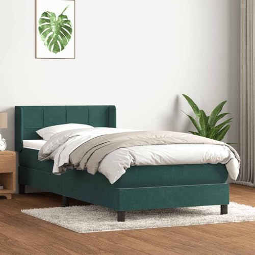 Qnhdfrt Boxspringbett Dunkelgrün 80x220 Samt mit Taschenfederkern Matratze und verstellbarem Kopfteil Modernes Design für Schlafzimmer Gästezimmer und Jugendzimmer Qnhdfrt Boxspringbett Dunkelgrün 80x220 Samt mit Taschenfederkern Matratze und verstellbarem Kopfteil Modernes Design für Schlafzimmer Gästezimmer und Jugendzimmer von Qnhdfrt