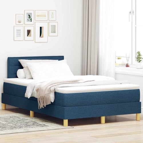 Qnhdfrt Boxspringbett Marine Blau 120x200 cm Modernes Design mit Matratze und Topper für Erwachsene Stilvolles Schlafzimmer mit Robustem Stoff und Holzbeinen Qnhdfrt Boxspringbett Marine Blau 120x200 cm Modernes Design mit Matratze und Topper für Erwachsene Stilvolles Schlafzimmer mit Robustem Stoff und Holzbeinen von Qnhdfrt