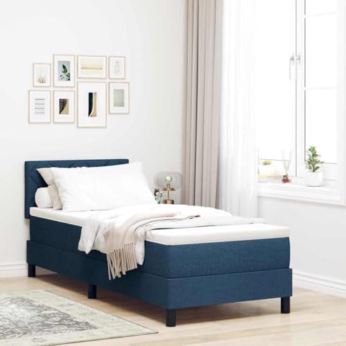 Qnhdfrt Boxspringbett Marine Blau 80x200 cm mit LED Beleuchtung und Geometrischem Kopfteil Modernes Design für Schlafzimmer Komfortable Matratze und Robuster Rahmen bis 120 kg Qnhdfrt Boxspringbett Marine Blau 80x200 cm mit LED Beleuchtung und Geometrischem Kopfteil Modernes Design für Schlafzimmer Komfortable Matratze und Robuster Rahmen bis 120 kg von Qnhdfrt