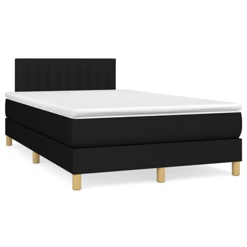 Qnhdfrt Boxspringbett Schwarz 120x190 cm mit höhenverstellbarem Kopfteil und Taschenfederkernmatratze für erholsamen Schlaf Stoffbezug Atmungsaktiv und Langlebig Qnhdfrt Boxspringbett Schwarz 120x190 cm mit höhenverstellbarem Kopfteil und Taschenfederkernmatratze für erholsamen Schlaf Stoffbezug Atmungsaktiv und Langlebig von Qnhdfrt