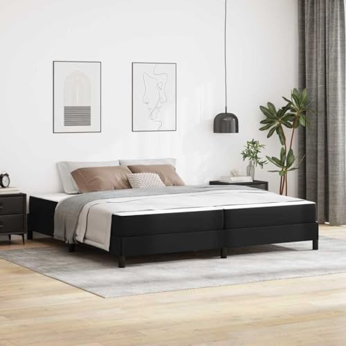 Qnhdfrt Boxspringbett Schwarz 200 x 200 cm Modernes Design mit Synthetischer Schaummatratze und Fester Lattenrost für Erholsamen Schlaf Elegantes Bettgestell aus Holzwerkstoff Qnhdfrt Boxspringbett Schwarz 200 x 200 cm Modernes Design mit Synthetischer Schaummatratze und Fester Lattenrost für Erholsamen Schlaf Elegantes Bettgestell aus Holzwerkstoff von Qnhdfrt