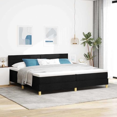 Qnhdfrt Boxspringbett Schwarz 200x200 cm Modernes Stoffbett mit Matratze und Topper Robuste Konstruktion für Erholsamen Schlaf Geeignet für Schlafzimmer und Gästezimmer Qnhdfrt Boxspringbett Schwarz 200x200 cm Modernes Stoffbett mit Matratze und Topper Robuste Konstruktion für Erholsamen Schlaf Geeignet für Schlafzimmer und Gästezimmer von Qnhdfrt