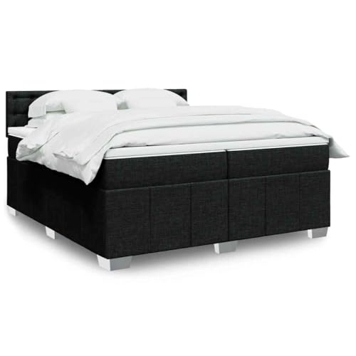 Qnhdfrt Boxspringbett Schwarz 200x200 cm mit Taschenfederkern Matratze und höhenverstellbarem Kopfteil für erholsamen Schlaf im Schlafzimmer Qnhdfrt Boxspringbett Schwarz 200x200 cm mit Taschenfederkern Matratze und höhenverstellbarem Kopfteil für erholsamen Schlaf im Schlafzimmer von Qnhdfrt