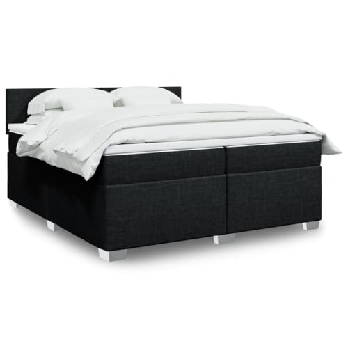Qnhdfrt Boxspringbett Schwarz 200x200 cm mit Taschenfederkernmatratze und atmungsaktiver Polyesterbezug für optimalen Schlafkomfort Qnhdfrt Boxspringbett Schwarz 200x200 cm mit Taschenfederkernmatratze und atmungsaktiver Polyesterbezug für optimalen Schlafkomfort von Qnhdfrt