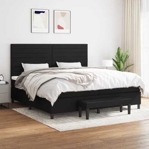 Qnhdfrt Boxspringbett Schwarz 200x200 cm mit höhenverstellbarem Kopfteil und Taschenfederkernmatratze für erholsamen Schlaf im Schlafzimmer Qnhdfrt Boxspringbett Schwarz 200x200 cm mit höhenverstellbarem Kopfteil und Taschenfederkernmatratze für erholsamen Schlaf im Schlafzimmer von Qnhdfrt