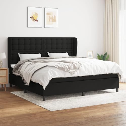 Qnhdfrt Boxspringbett Schwarz 200x200 cm mit höhenverstellbarem Kopfteil und Taschenfederkernmatratze für erholsamen Schlaf im Schlafzimmer Qnhdfrt Boxspringbett Schwarz 200x200 cm mit höhenverstellbarem Kopfteil und Taschenfederkernmatratze für erholsamen Schlaf im Schlafzimmer von Qnhdfrt