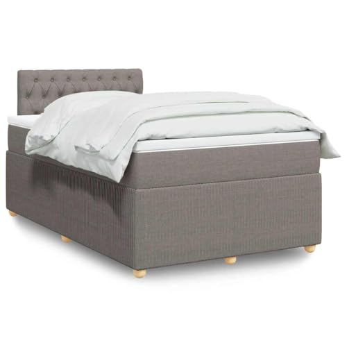 Qnhdfrt Boxspringbett Taupe 120x190 cm mit Taschenfederkernmatratze und atmungsaktivem Polyester Stoff für erholsamen Schlaf und optimalen Komfort Qnhdfrt Boxspringbett Taupe 120x190 cm mit Taschenfederkernmatratze und atmungsaktivem Polyester Stoff für erholsamen Schlaf und optimalen Komfort von Qnhdfrt