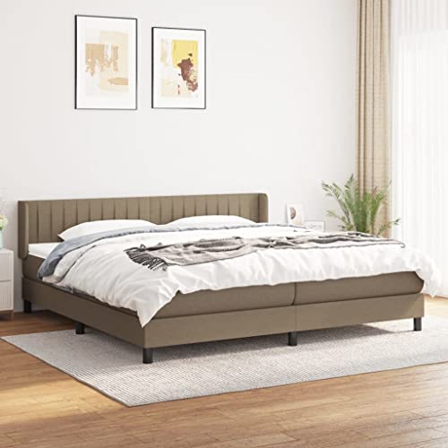 Qnhdfrt Boxspringbett Taupe 200x200 cm mit höhenverstellbarem Kopfteil und Taschenfederkernmatratze für erholsamen Schlaf Stoffbezug atmungsaktiv und langlebig Qnhdfrt Boxspringbett Taupe 200x200 cm mit höhenverstellbarem Kopfteil und Taschenfederkernmatratze für erholsamen Schlaf Stoffbezug atmungsaktiv und langlebig von Qnhdfrt