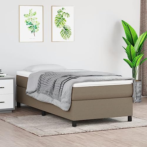 Qnhdfrt Boxspringbett Taupe 80x200 cm mit Taschenfederkernmatratze und atmungsaktivem Stoffbezug für erholsamen Schlaf im Gästezimmer oder Schlafbereich Qnhdfrt Boxspringbett Taupe 80x200 cm mit Taschenfederkernmatratze und atmungsaktivem Stoffbezug für erholsamen Schlaf im Gästezimmer oder Schlafbereich von Qnhdfrt