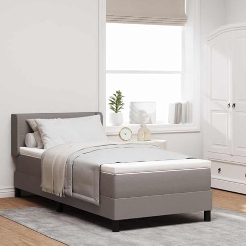 Qnhdfrt Boxspringbett Taupe 90x190 cm mit Matratze und Topper Modernes Design Klappbarer Stauraum und Langlebiges Holzrahmen für Schlafzimmer Gästezimmer und Jugendzimmer Qnhdfrt Boxspringbett Taupe 90x190 cm mit Matratze und Topper Modernes Design Klappbarer Stauraum und Langlebiges Holzrahmen für Schlafzimmer Gästezimmer und Jugendzimmer von Qnhdfrt