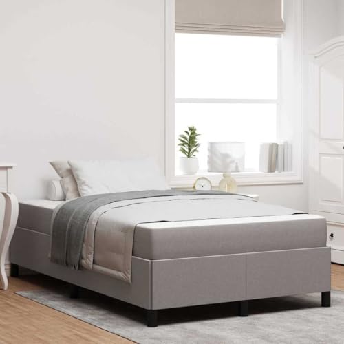 Qnhdfrt Boxspringbett Taupe oder Schwarz 120 x 200 cm mit Taschenfederkernmatratze Modernes Design aus Stoff und Ingenieurholz für Erwachsenenschlafzimmer Qnhdfrt Boxspringbett Taupe oder Schwarz 120 x 200 cm mit Taschenfederkernmatratze Modernes Design aus Stoff und Ingenieurholz für Erwachsenenschlafzimmer von Qnhdfrt