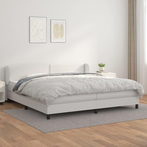 Qnhdfrt Boxspringbett Weiß 200x200 cm mit Taschenfederkernmatratze und höhenverstellbarem Kopfteil Kunstleder für erholsamen Schlaf und modernes Schlafzimmerdesign Qnhdfrt Boxspringbett Weiß 200x200 cm mit Taschenfederkernmatratze und höhenverstellbarem Kopfteil Kunstleder für erholsamen Schlaf und modernes Schlafzimmerdesign von Qnhdfrt
