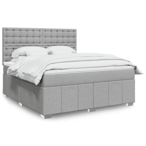 Qnhdfrt Boxspringbett mit LED-Beleuchtung und höhenverstellbarem Kopfteil 180x200 cm Taschenfederkernmatratze atmungsaktiv für erholsamen Schlaf Qnhdfrt Boxspringbett mit LED-Beleuchtung und höhenverstellbarem Kopfteil 180x200 cm Taschenfederkernmatratze atmungsaktiv für erholsamen Schlaf von Qnhdfrt