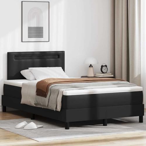 Qnhdfrt Boxspringbett mit Matratze 120x200 cm Modernes Design mit LED Beleuchtung Verstellbare Kopfstütze und Kunstleder Bezug Robustes Material für erholsamen Schlaf Qnhdfrt Boxspringbett mit Matratze 120x200 cm Modernes Design mit LED Beleuchtung Verstellbare Kopfstütze und Kunstleder Bezug Robustes Material für erholsamen Schlaf von Qnhdfrt