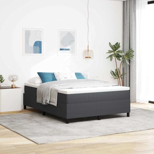 Qnhdfrt Boxspringbett mit Matratze 140 x 200 cm Grau Modernes Design mit 3 Zonen Memoryschaummatratze Robuste Metall Holz Konstruktion für Schlafzimmer Qnhdfrt Boxspringbett mit Matratze 140 x 200 cm Grau Modernes Design mit 3 Zonen Memoryschaummatratze Robuste Metall Holz Konstruktion für Schlafzimmer von Qnhdfrt