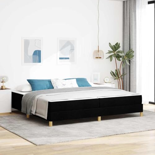 Qnhdfrt Boxspringbett mit Matratze 200 x 200 cm Modernes Design mit Robustem Holzrahmen und Taschenfederkernmatratze für Erholsamen Schlaf Schwarz oder Braun Qnhdfrt Boxspringbett mit Matratze 200 x 200 cm Modernes Design mit Robustem Holzrahmen und Taschenfederkernmatratze für Erholsamen Schlaf Schwarz oder Braun von Qnhdfrt