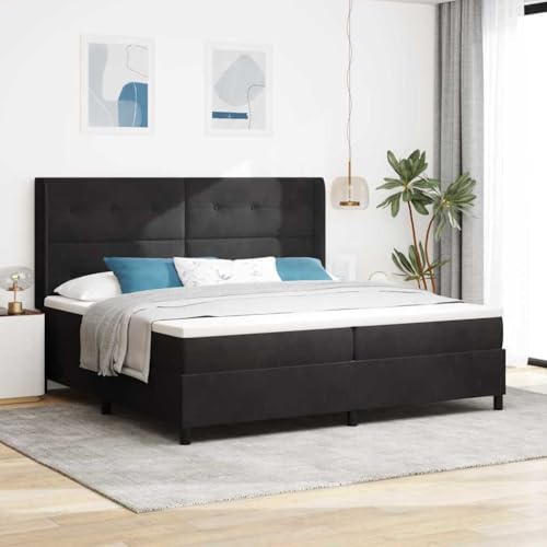 Qnhdfrt Boxspringbett mit Matratze 200x200 cm Samt Schwarz Velours Taschenfederkern für optimalen Schlafkomfort und Elegantes Schlafzimmerdesign Qnhdfrt Boxspringbett mit Matratze 200x200 cm Samt Schwarz Velours Taschenfederkern für optimalen Schlafkomfort und Elegantes Schlafzimmerdesign von Qnhdfrt